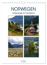 Vorderes Coverbild Norwegen - Unterwegs im Fjordland (Wandkalender 2025 DIN A4 hoch), CALVENDO Monatskalender