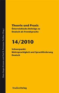 Vorderes Coverbild Theorie und Praxis - Österreichische Beiträge zu Deutsch als Fremdsprache 14/2010