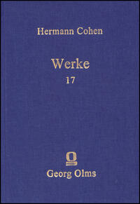 Vorderes Coverbild Hermann Cohen. Werke