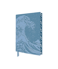 Vorderes Coverbild Exquisit Premium Notizbuch DIN A6: Katsushika Hokusai, Die große Welle