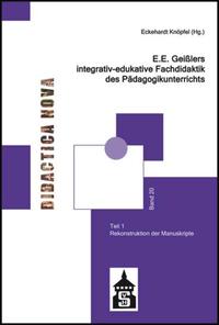 Vorderes Coverbild E.E. Geißlers integrativ-edukative Fachdidaktik des Pädagogikunterrichts
