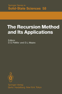 Vorderes Coverbild The Recursion Method and Its Applications