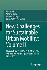 Vorderes Coverbild New Challenges for Sustainable Urban Mobility: Volume II