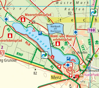 Beispielinhalt (Bild) Rheinsberger Seengebiet - Ruppiner Land