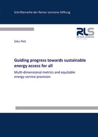 Vorderes Coverbild Guiding progress towards sustainable energy access for all