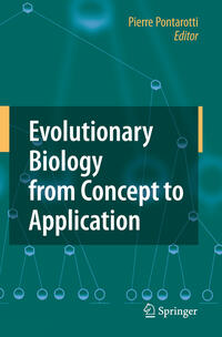 Vorderes Coverbild Evolutionary Biology from Concept to Application