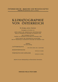 Vorderes Coverbild Klimatographie von Österreich