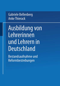Vorderes Coverbild Ausbildung von Lehrerinnen und Lehrern in Deutschland