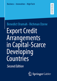 Vorderes Coverbild Export Credit Arrangements in Capital-Scarce Developing Countries