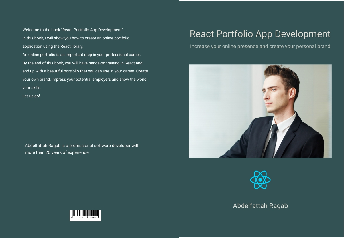 Gesamtes Coverbild React Portfolio App Development