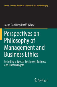 Vorderes Coverbild Perspectives on Philosophy of Management and Business Ethics