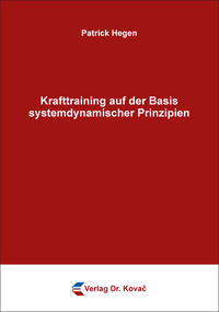 Vorderes Coverbild Krafttraining auf der Basis systemdynamischer Prinzipien