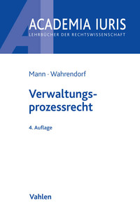 Vorderes Coverbild Academia Iuris / Verwaltungsprozessrecht