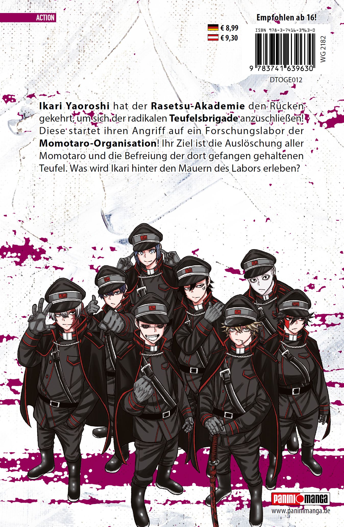 Rückseitencover Togen Anki - Teufelsblut 12