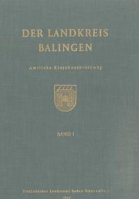 Vorderes Coverbild Der Landkreis Balingen