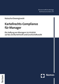 Vorderes Coverbild Kartellrechts-Compliance für Manager