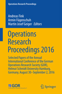 Vorderes Coverbild Operations Research Proceedings 2016