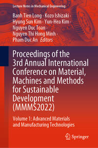 Vorderes Coverbild Proceedings of the 3rd Annual International Conference on Material, Machines and Methods for Sustainable Development (MMMS2022)