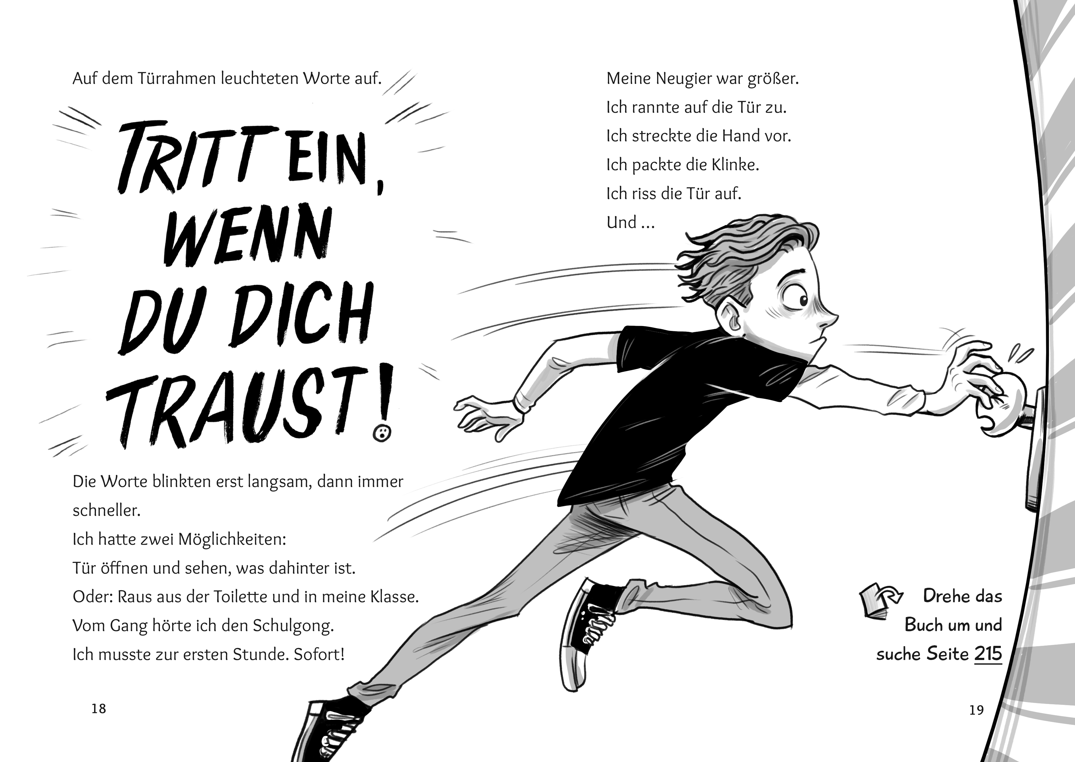 Beispielinhalt (Bild) Tritt ein, wenn du dich traust! (Tritt ein!, Bd. 1)