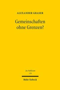 Vorderes Coverbild Gemeinschaften ohne Grenzen?