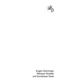 Vorderes Coverbild Rehauer Sonette und Kunsthaus-Texte
