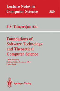 Vorderes Coverbild Foundations of Software Technology and Theoretical Computer Science