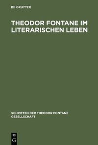 Vorderes Coverbild Theodor Fontane im literarischen Leben