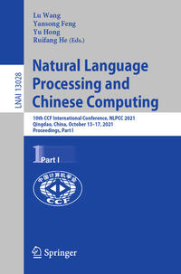 Vorderes Coverbild Natural Language Processing and Chinese Computing