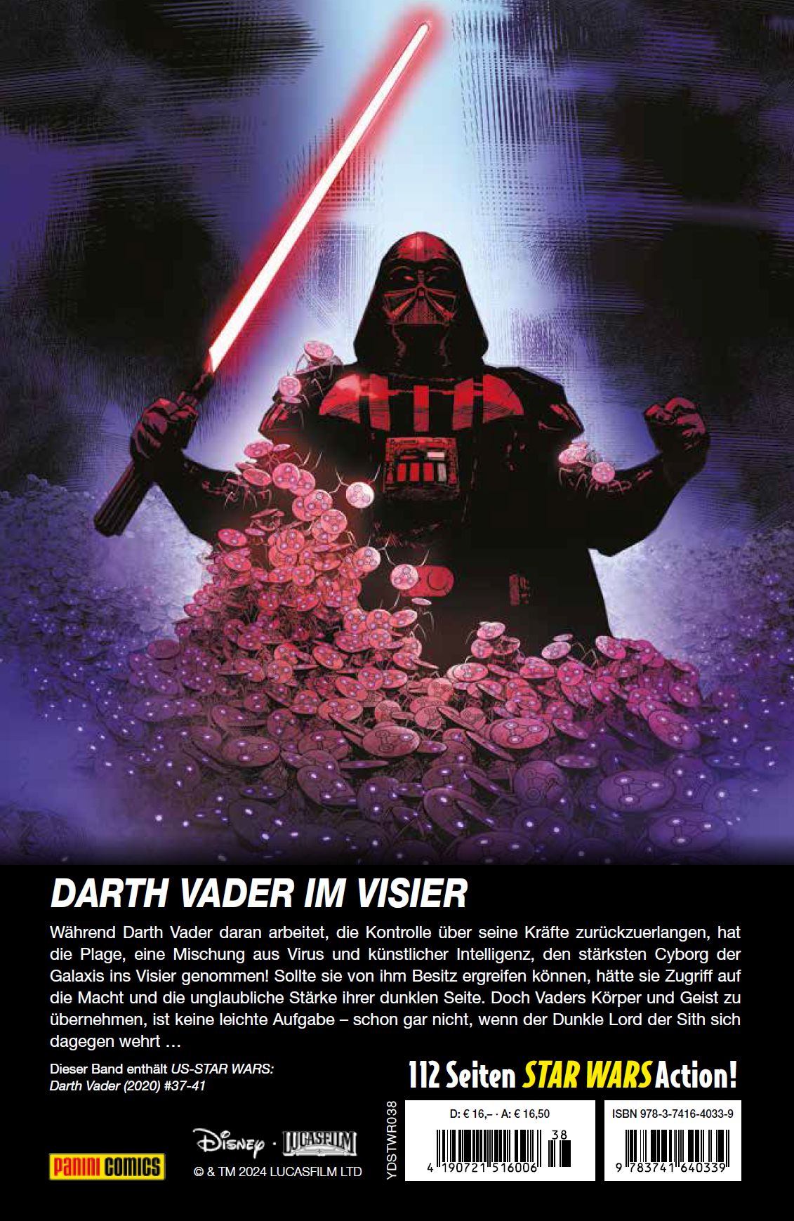 Rückseitencover Star Wars Comics: Darth Vader - Dunkle Droiden