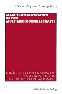 Vorderes Coverbild Machtkonzentration in der Multimediagesellschaft?