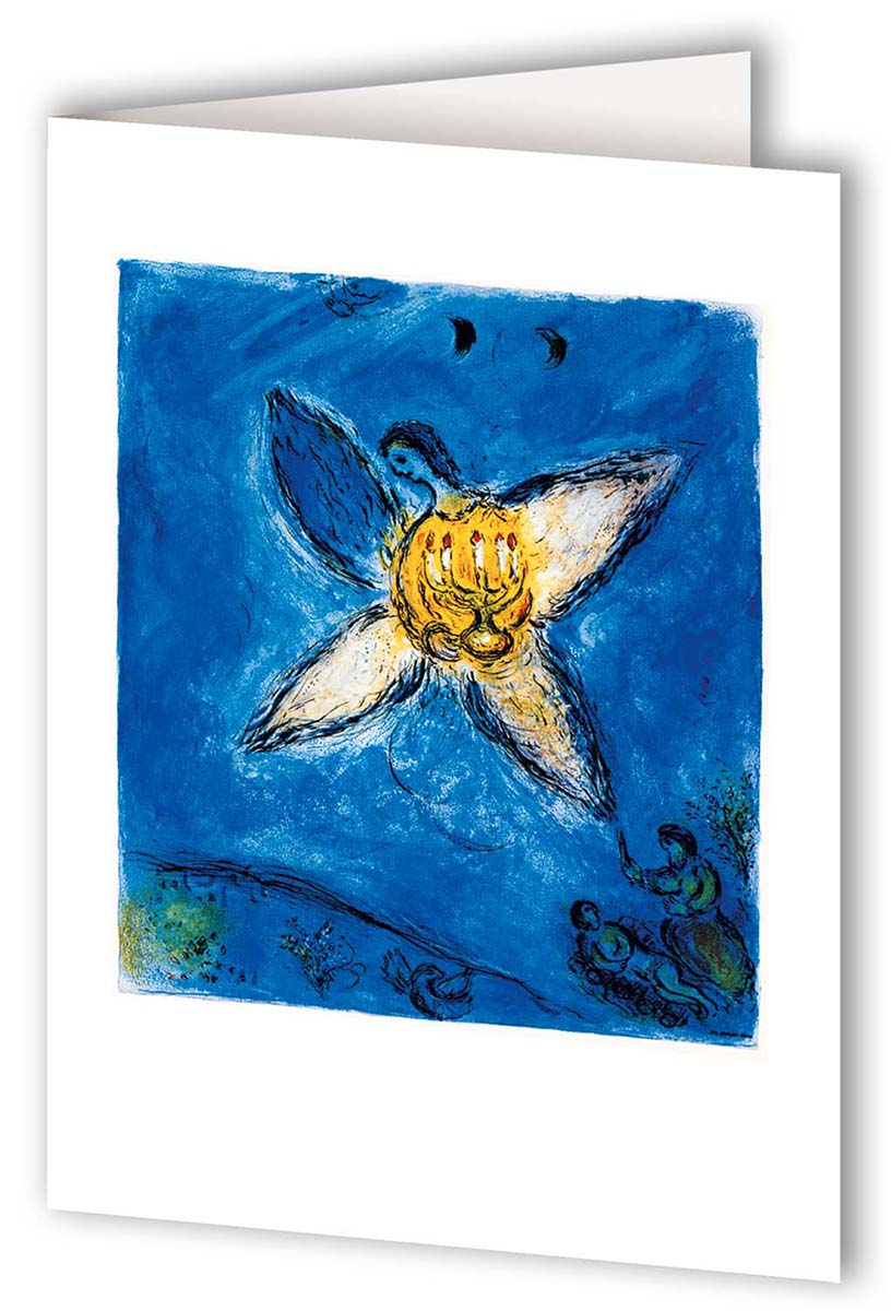Beispielinhalt (Bild) 6er-Set Weihnachtskarten »Marc Chagall«