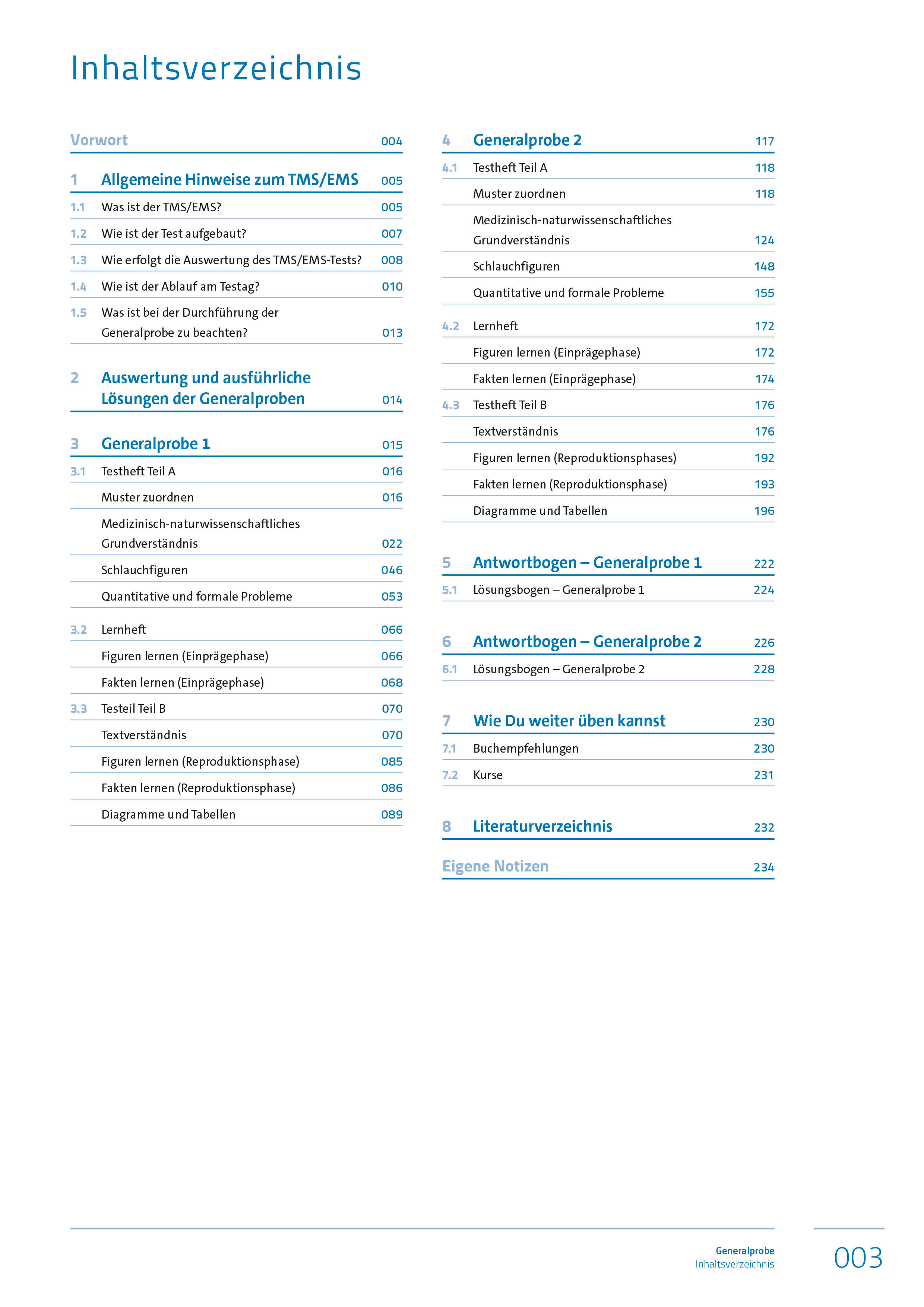 Beispielinhalt (Bild) med2university | TMS Vorbereitung 2025 | Zwei originalgetreue Simulationen zur Vorbereitung auf den 2025 TMS - Medizinertest |