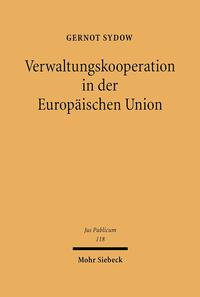 Vorderes Coverbild Verwaltungskooperation in der Europäischen Union