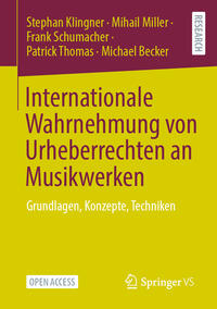 Vorderes Coverbild Internationale Wahrnehmung von Urheberrechten an Musikwerken