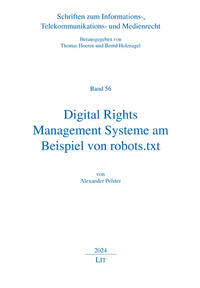Vorderes Coverbild Digital Rights Management Systeme am Beispiel von robots.txt