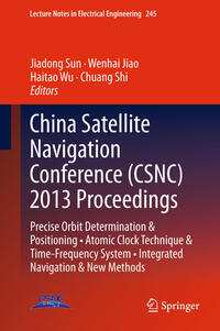 Vorderes Coverbild China Satellite Navigation Conference (CSNC) 2013 Proceedings