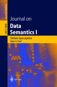 Vorderes Coverbild Journal on Data Semantics I