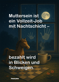 Vorderes Coverbild Muttersein ist ein Vollzeit-Job mit Nachtschicht – bezahlt wird in Blicken und Schweigen