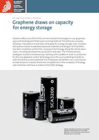Vorderes Coverbild Skeleton: Graphene draws on capacity for energy storage