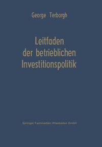 Vorderes Coverbild Leitfaden der betrieblichen Investitionspolitik