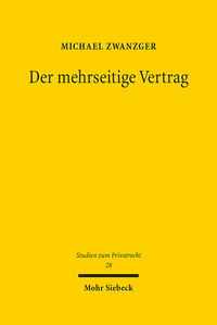 Vorderes Coverbild Der mehrseitige Vertrag