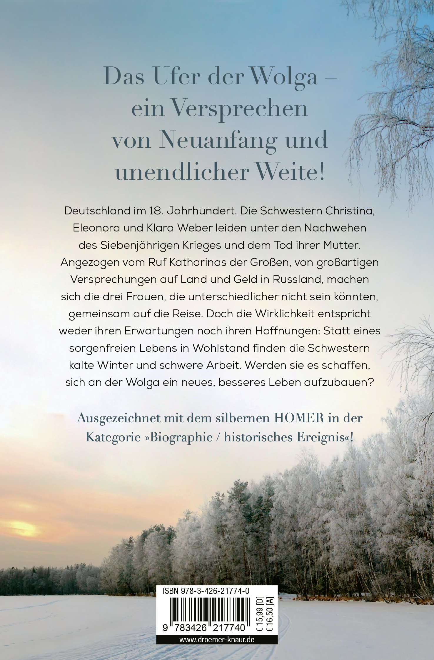 Rückseitencover Weiße Nächte, weites Land