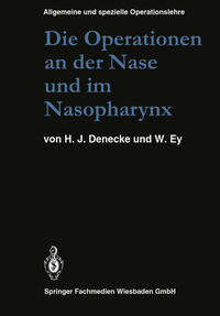 Vorderes Coverbild Die Operationen an der Nase und im Nasopharynx
