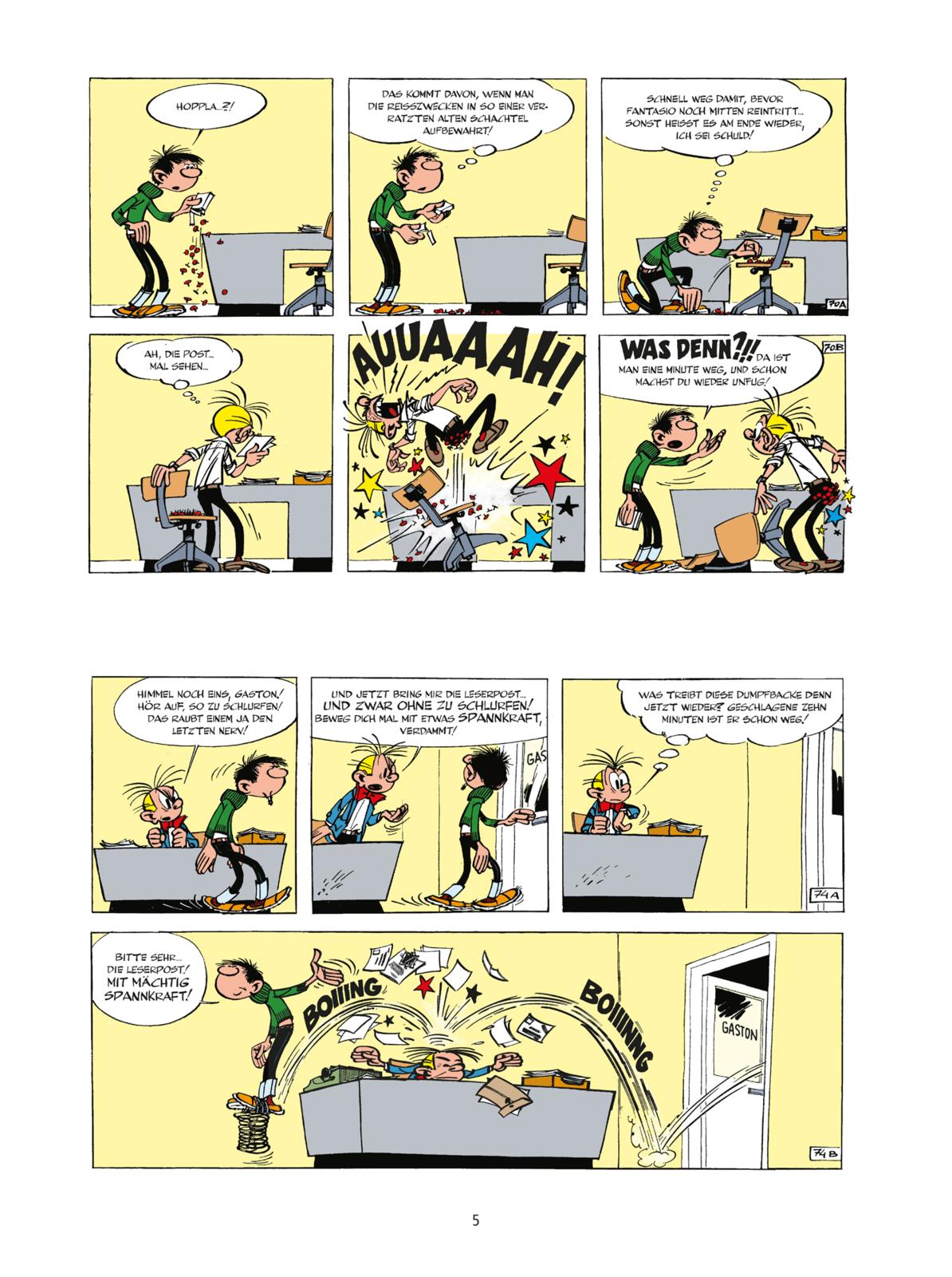 Beispielinhalt (Bild) Gaston: Glückwunsch, Gaston!