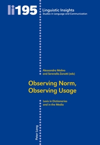Vorderes Coverbild Observing Norm, Observing Usage