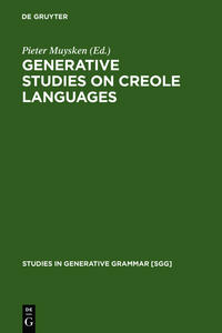 Vorderes Coverbild Generative studies on Creole languages