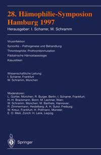 Vorderes Coverbild 28. Hämophilie-Symposion Hamburg 1997