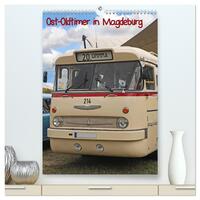 Vorderes Coverbild Ost-Oldtimer in Magdeburg (hochwertiger Premium Wandkalender 2025 DIN A2 hoch), Kunstdruck in Hochglanz