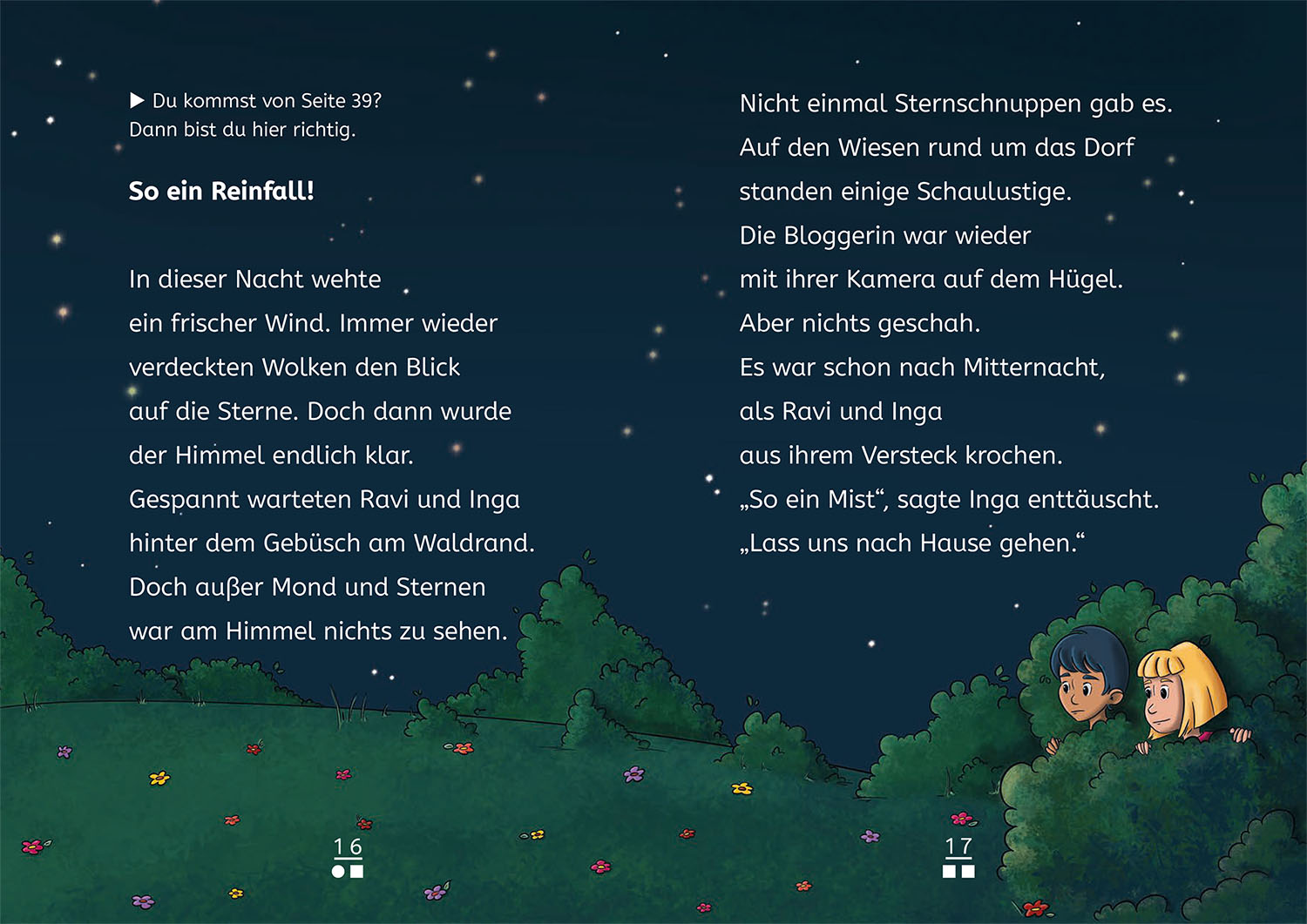 Beispielinhalt (Bild) EXIT® - Das Buch, Bücherhelden 2. Klasse, Ufo in Sicht