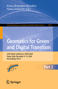 Vorderes Coverbild Geomatics for Green and Digital Transition